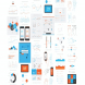 vector elements of infographics and user interface