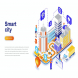 Smart City Isometric Concept