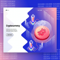 Cryptocurrency - Banner & Landing Page