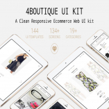 4Boutique - A Responsive Ecommerce Web UI KIT