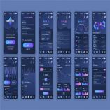 Cryptocurrency Mobile App UX and UI Kit