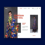 Trend Fashion Hero Header PSD Template