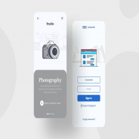 Photo Mobile Interface Illustrations