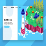 Lighthouse - Banner & Landing Page