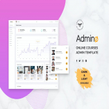 Online Course Admin Dashboard UI Kit 