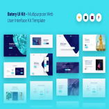 Batery Multi-purpose Web UI UX Kit Template Theme