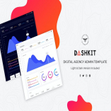 Digital Agency Admin Dashboard UI Kit 