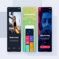 Onboarding Mobile Interface Template