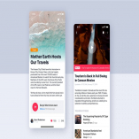 Articles Details UI Mobile Template