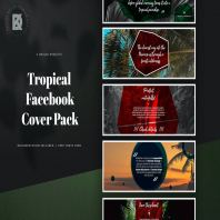 Tropical Facebook Cover Pack