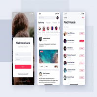 New Feed mobile app template