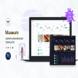 Museum Admin Dashboard UI Kit