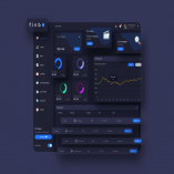 finbO Finance Dashboard Ui Dark - FP