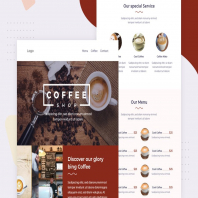 Coffee shop - Email Newsletter