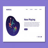 Listening to Music - Web Header