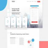 FORESTO - Medical Platform Website XD Template