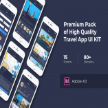 Travel App UI KIT for XD