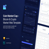 Coin Market Cap - Bitcoin & Crypto Market Template