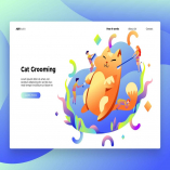 Cat Grooming - Banner & Landing Page