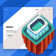 Stadium - Banner & Landing Page