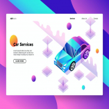 Car Service - Banner & Landing Page