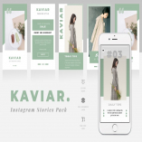 Kaviar Instagram Stories Template
