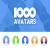 1000 Avatar Placeholders