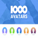 1000 Avatar Placeholders