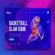 Basketball Sports Web PSD and AI Vector Template