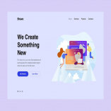 Dashboard Landing Page Illustration