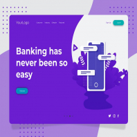 Bank - Banner & Landing Page
