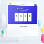 Design Agency Landing Page PSD Template