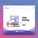 Hotel Booking Web PSD and AI Vector Template
