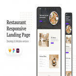 Restaurant Responsive Landing Page