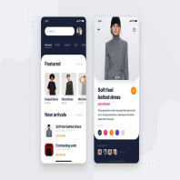 E-commerce Store Mobile App UI Kit Template