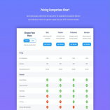 Pricing Table