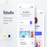  Estudio - Educational Mobile App UI