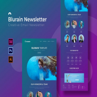 Bluerain | Newsletter Template