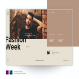 Cocs - Fashion landing page template