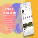 Sport Instagram Highlight Ink Texture