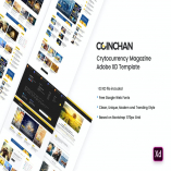 Crytocurrency Magazine Adobe XD Template