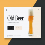 Old Beer - Landing Page