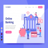 Online Banking - Landing Page