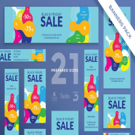 Black Friday Sale Banner Pack Template