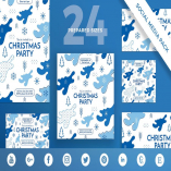 Christmas Party Social Media Pack Template