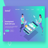 Software Developer - Landing Page Illustration