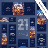 Christmas Fair Banner Pack Template