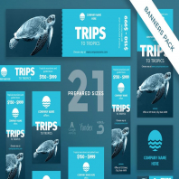 Travel Agency Banner Pack Template