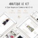 4Boutique - A Responsive Ecommerce Web UI KIT PSD