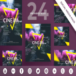 Cinema Club Social Media Pack Template